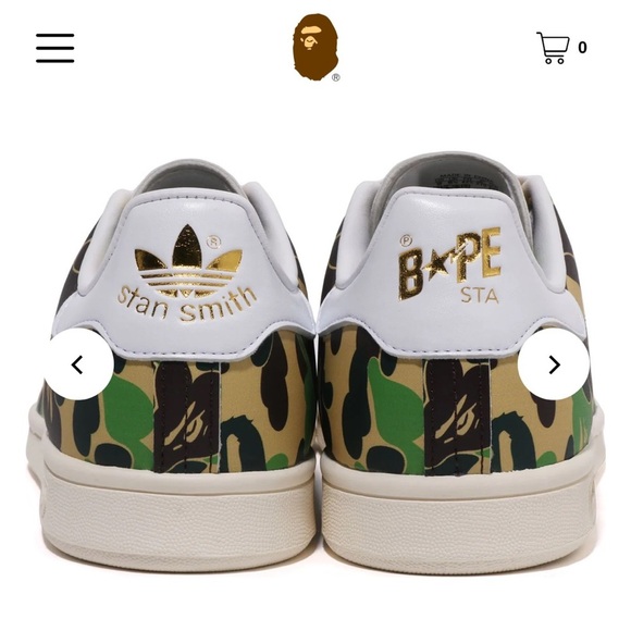 Bape x Adidas Stan smith 30th anniversary - Picture 8 of 10